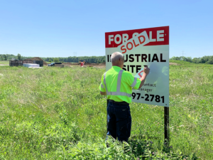 Town of Avilla EAst Industrial Park Lots Sold 2022